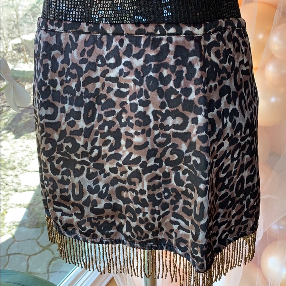 WILLIAM B 💯 SILK  MINI SKIRTS S-8
